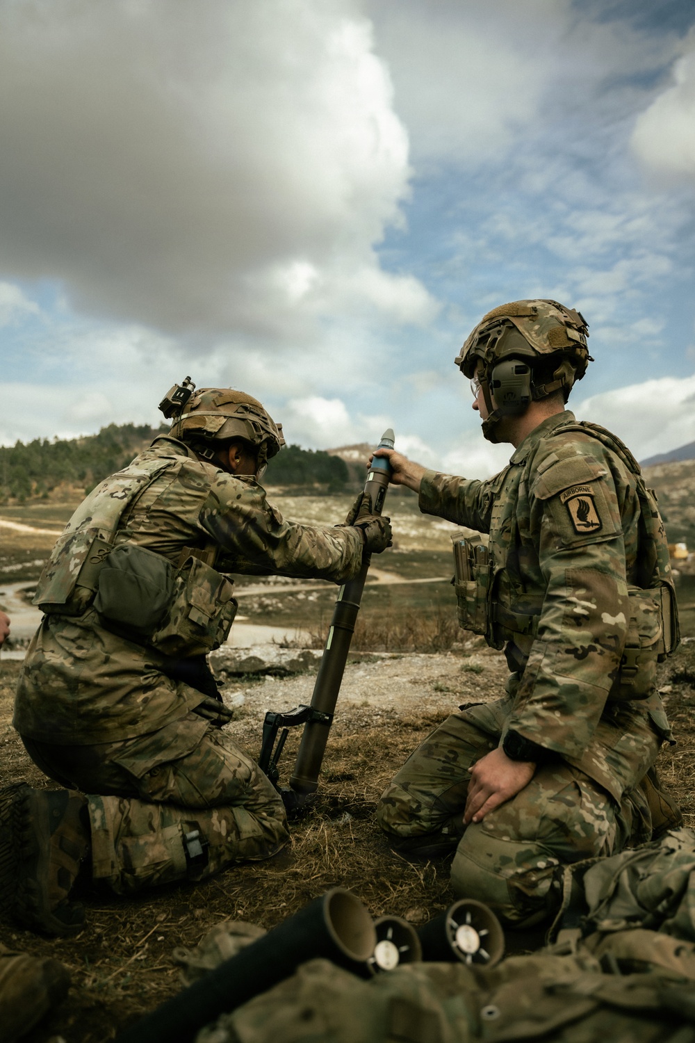 Sky Soldiers Conduct Live Fires in Slovenia