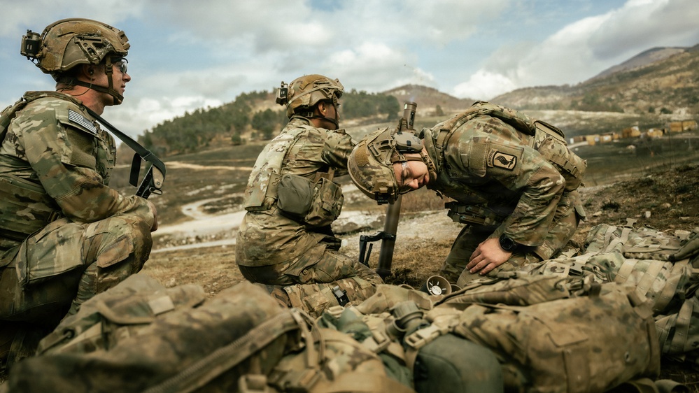 Sky Soldiers Conduct Live Fires in Slovenia