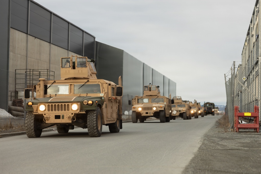 CORE26 | U.S. Marines Transport Ground and Logistical Equipment to Caves during Arctic Exercise