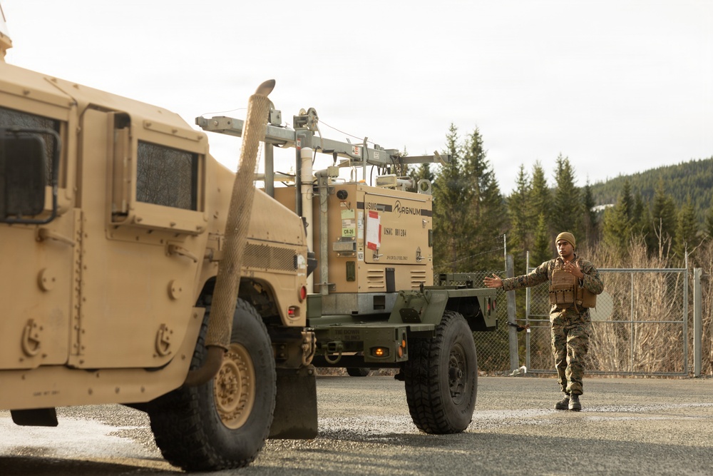 CORE26 | U.S. Marines Transport Ground and Logistical Equipment to Caves during Arctic Exercise