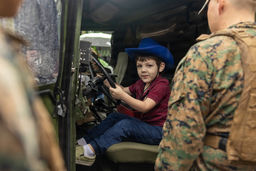 Marines Volunteer During Elementary Career Day