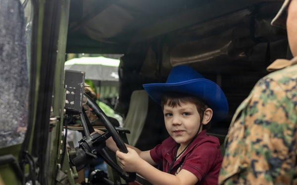 Marines Volunteer During Elementary Career Day