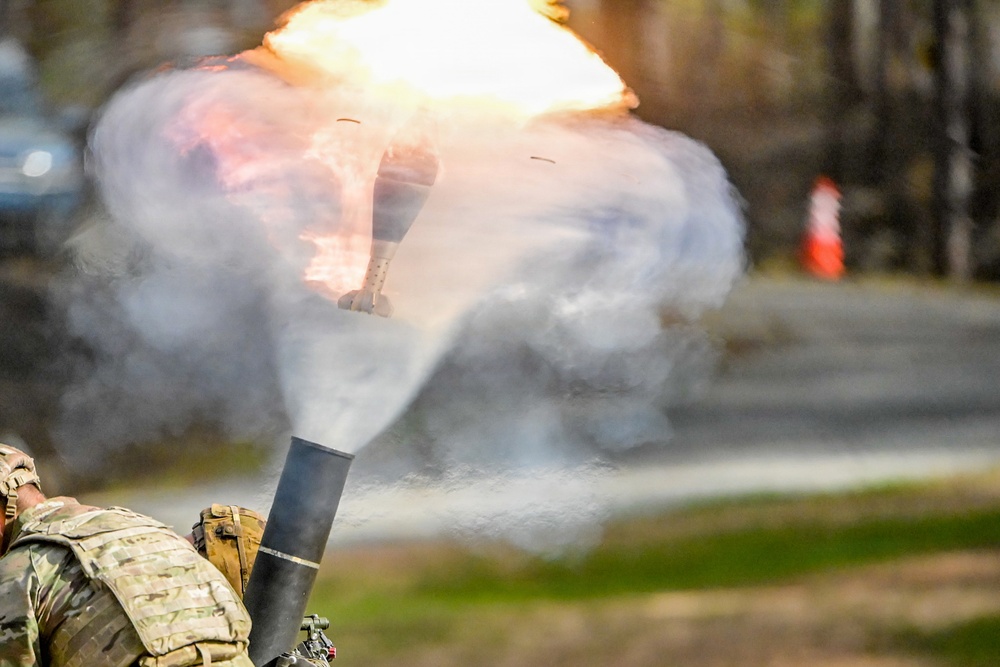 2026 03 11 198th Infantry Brigade Mortar Training