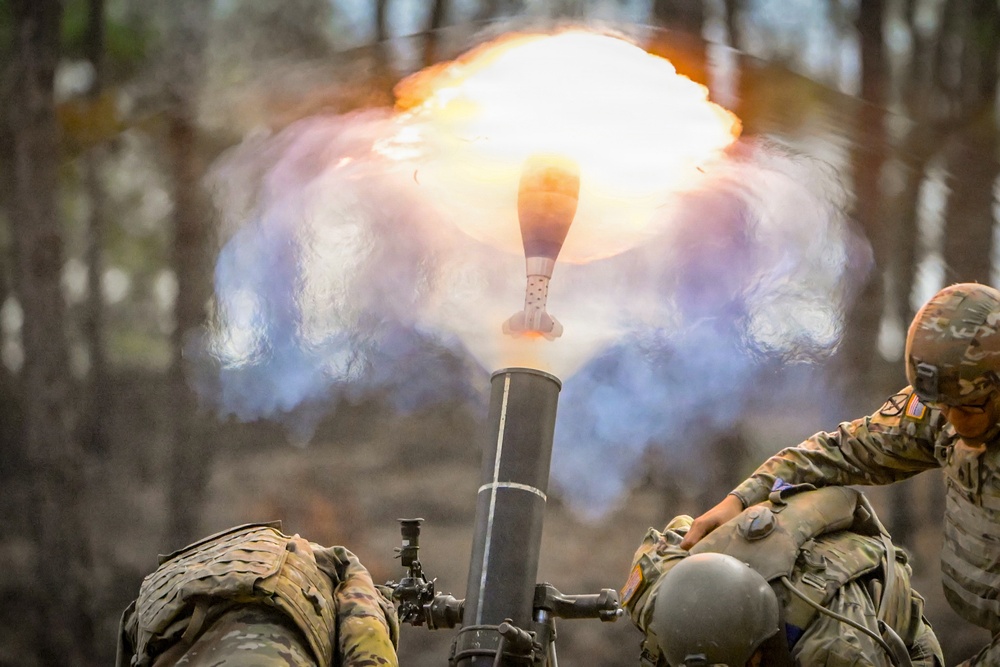 2026 03 11 198th Infantry Brigade Mortar Training