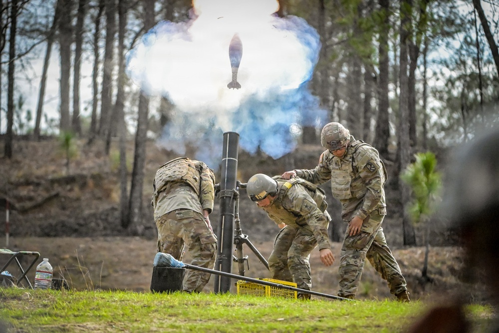 2026 03 11 198th Infantry Brigade Mortar Training