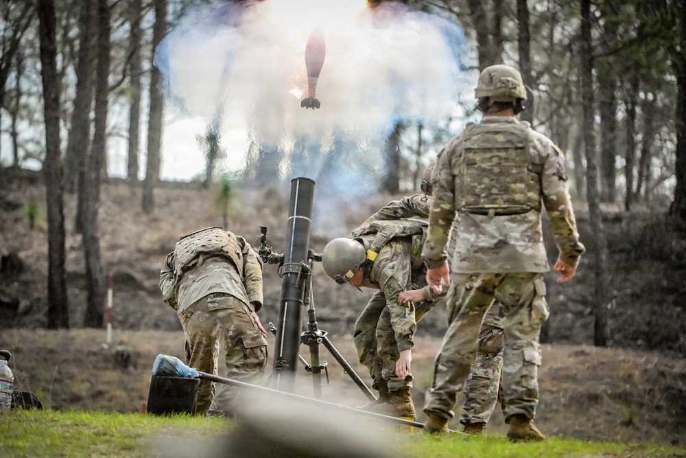 2026 03 11 198th Infantry Brigade Mortar Training
