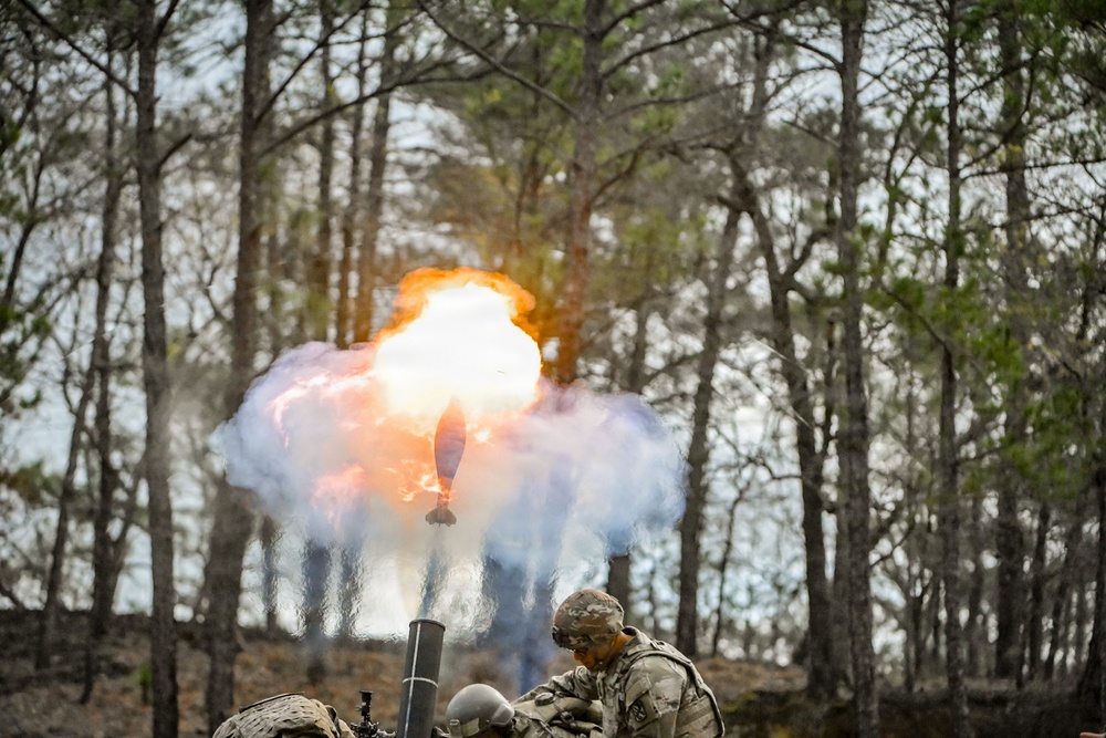 2026 03 11 198th Infantry Brigade Mortar Training
