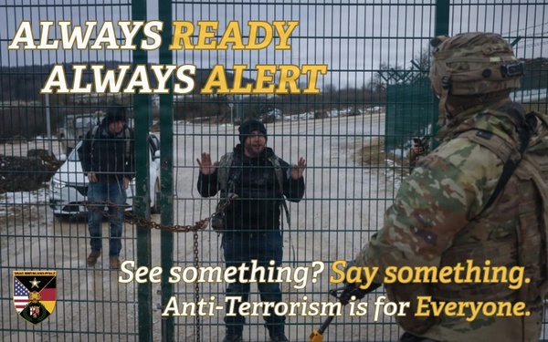 USAG-Rheinland Pfalz reminds community to remain vigilant, reinforces anti-terrorism security