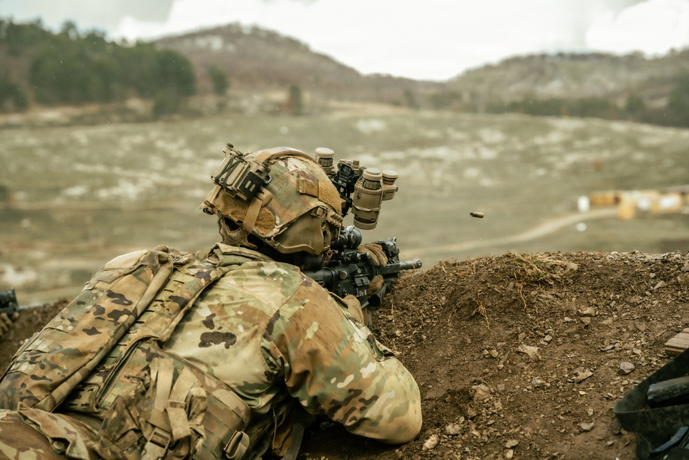 Sky Soldiers Conduct Live Fires in Slovenia
