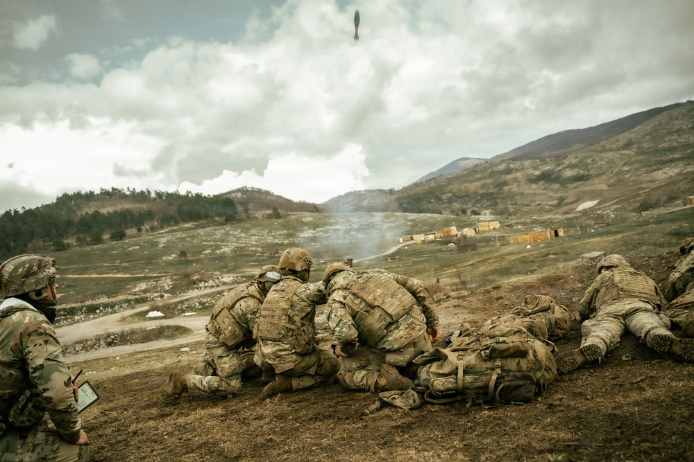 Sky Soldiers Conduct Live Fires in Slovenia