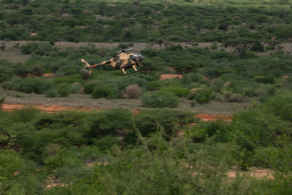 Multinational forces coordinate close air support during Justified Accord 2026 Top Gun competition