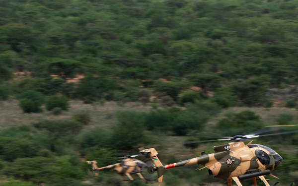 Multinational forces coordinate close air support during Justified Accord 2026 Top Gun competition