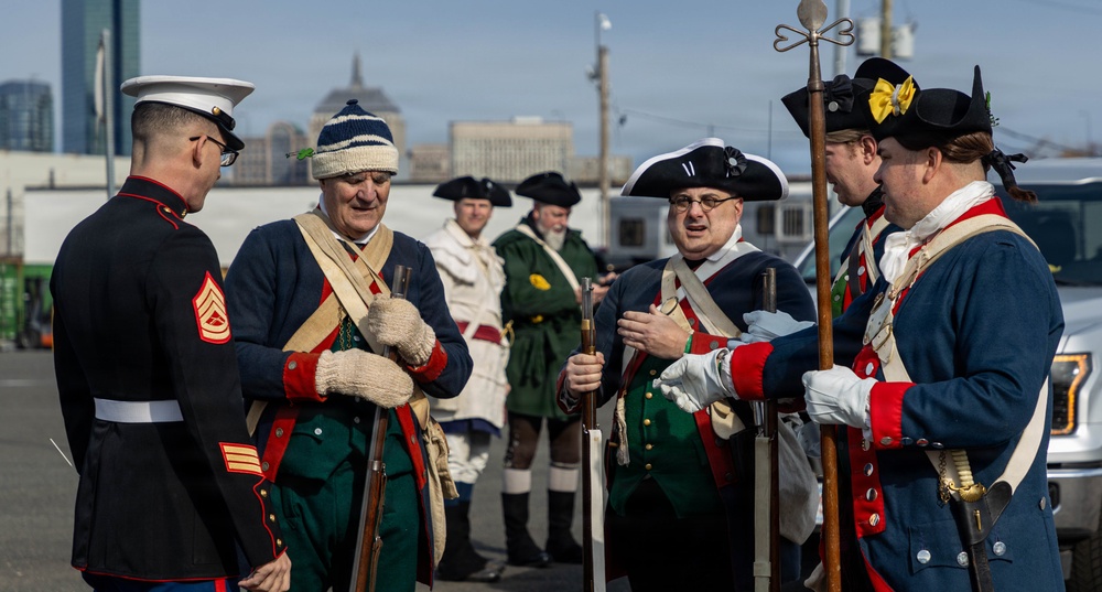 Parris Island Marine Corps Band Saint Patrick's Day Parade