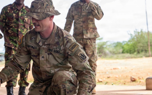 US, Kenya teams share lifesaving skills during Justified Accord 2026