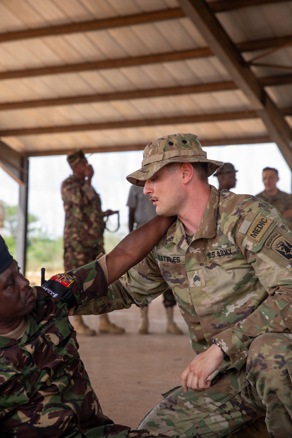 US, Kenya teams share lifesaving skills during Justified Accord 2026