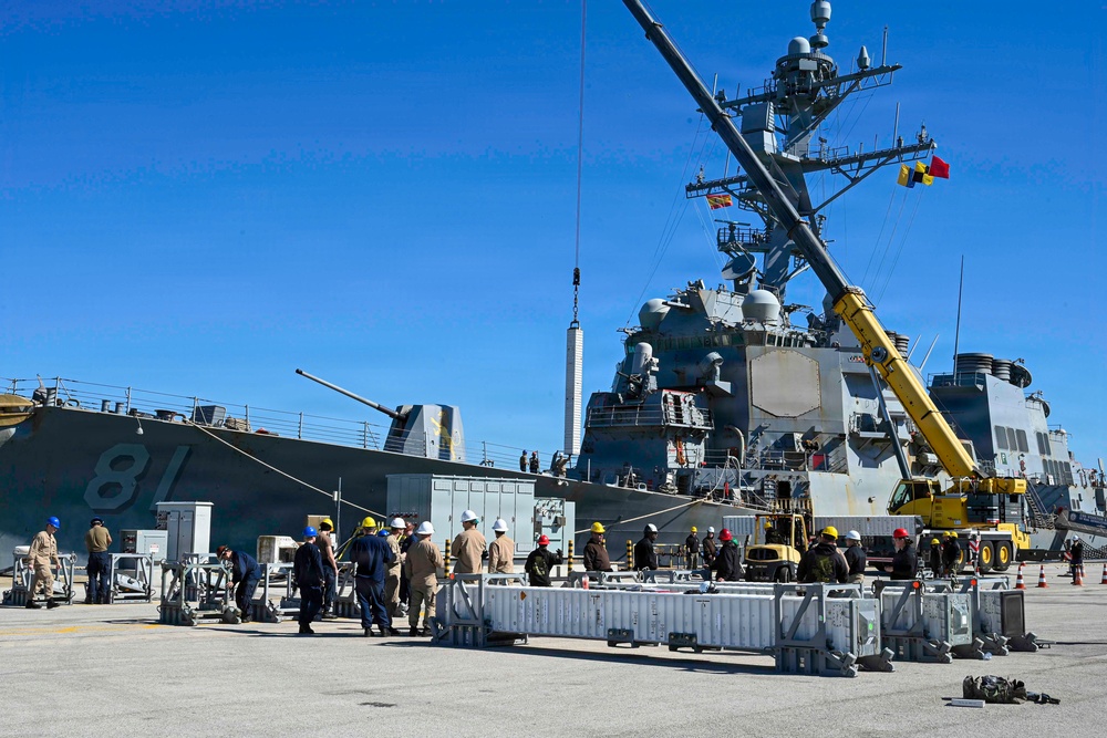 Ford CSG Ships in NAVSTA Rota
