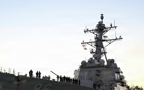 Ford CSG Ships in NAVSTA Rota