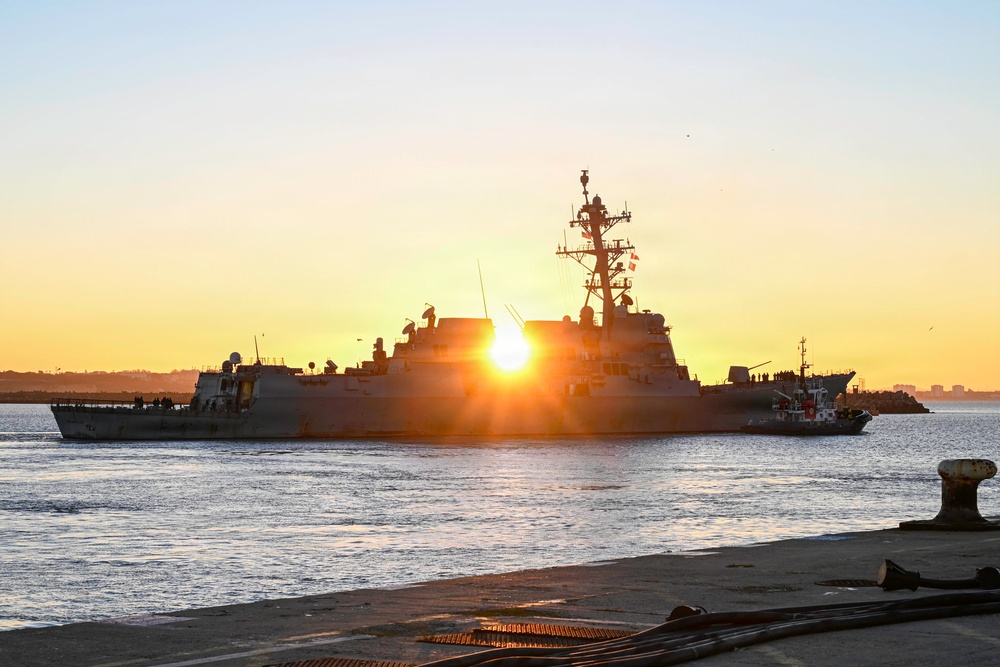 Ford CSG Ships in NAVSTA Rota