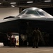 A B-2 Spirit stealth bomber prepares to take off during Operation Epic Fury