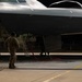B-2 Spirit stealth bomber prepares to take off during Operation Epic Fury
