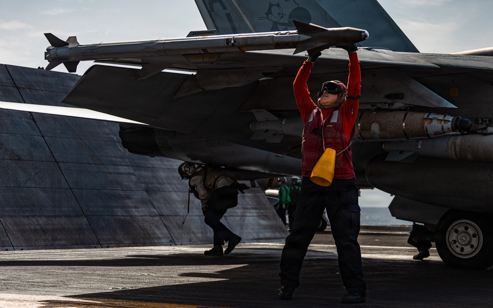 USS Gerald R. Ford (CVN 78) Conducts Flight Operations During Operation Epic Fury