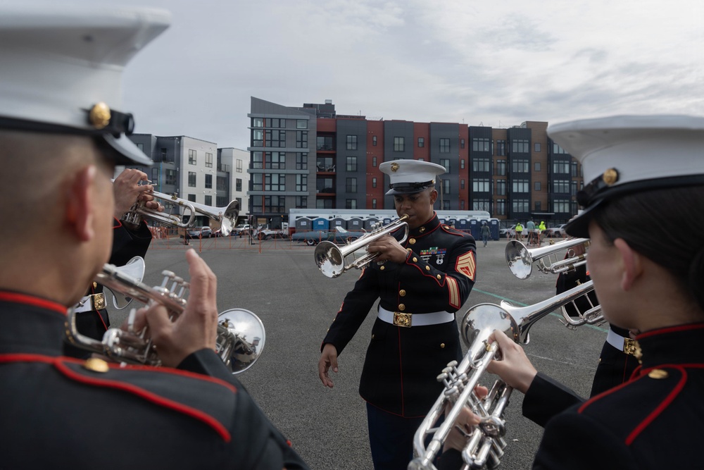Parris Island Marine Corps Band Saint Patrick's Day Parade