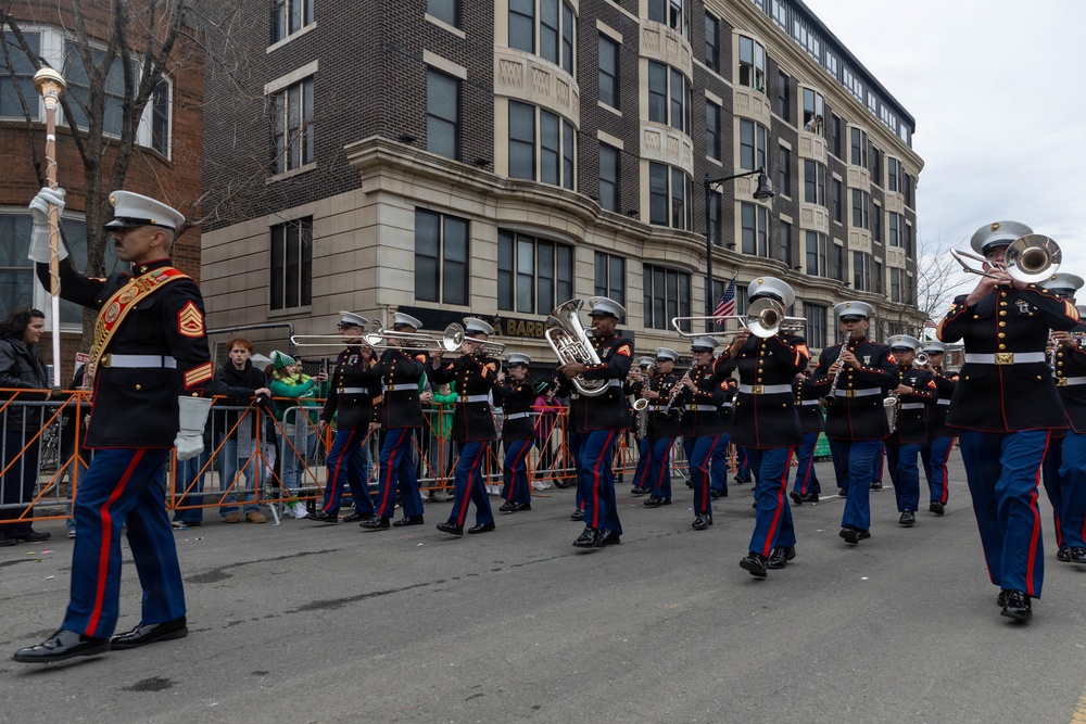 Parris Island Marine Corps Band Saint Patrick's Day Parade