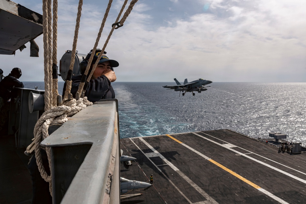 USS Gerald R. Ford (CVN 78) Conducts Flight Operations During Operation Epic Fury