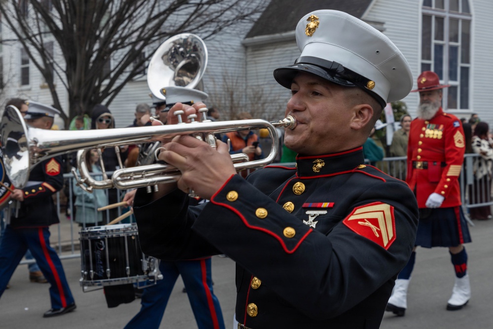 Parris Island Marine Corps Band Saint Patrick's Day Parade