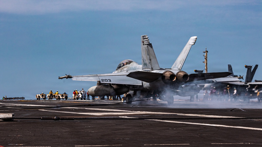 USS Gerald R. Ford (CVN 78) Conducts Flight Operations During Operation Epic Fury