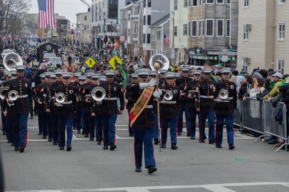 Parris Island Marine Corps Band Saint Patrick's Day Parade