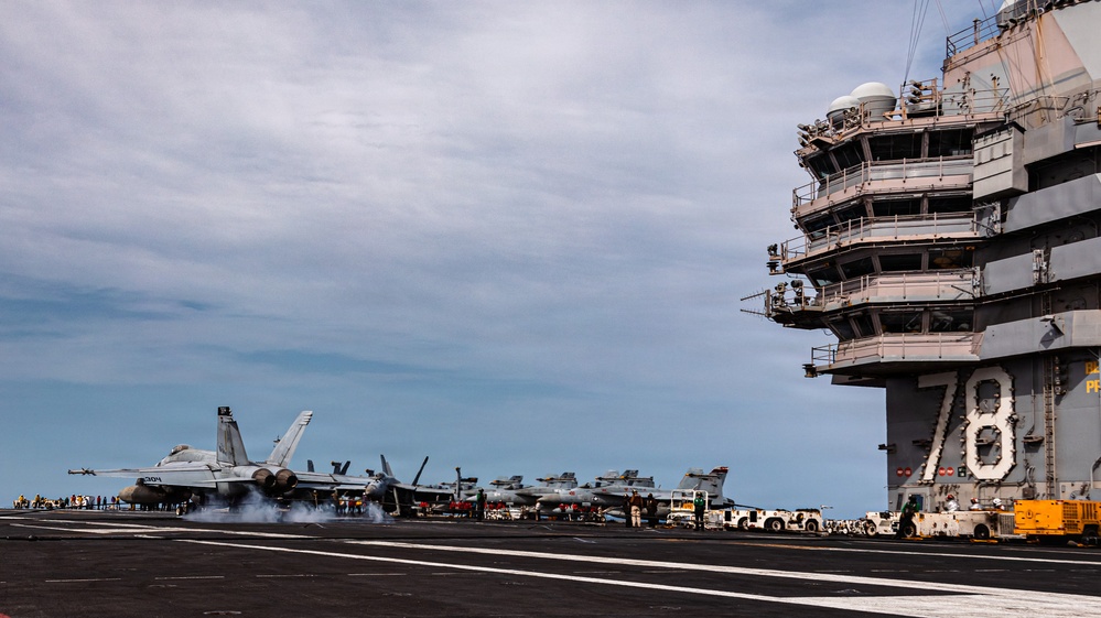 USS Gerald R. Ford (CVN 78) Conducts Flight Operations During Operation Epic Fury