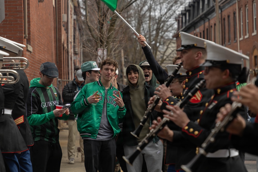 Parris Island Marine Corps Band Saint Patrick's Day Parade