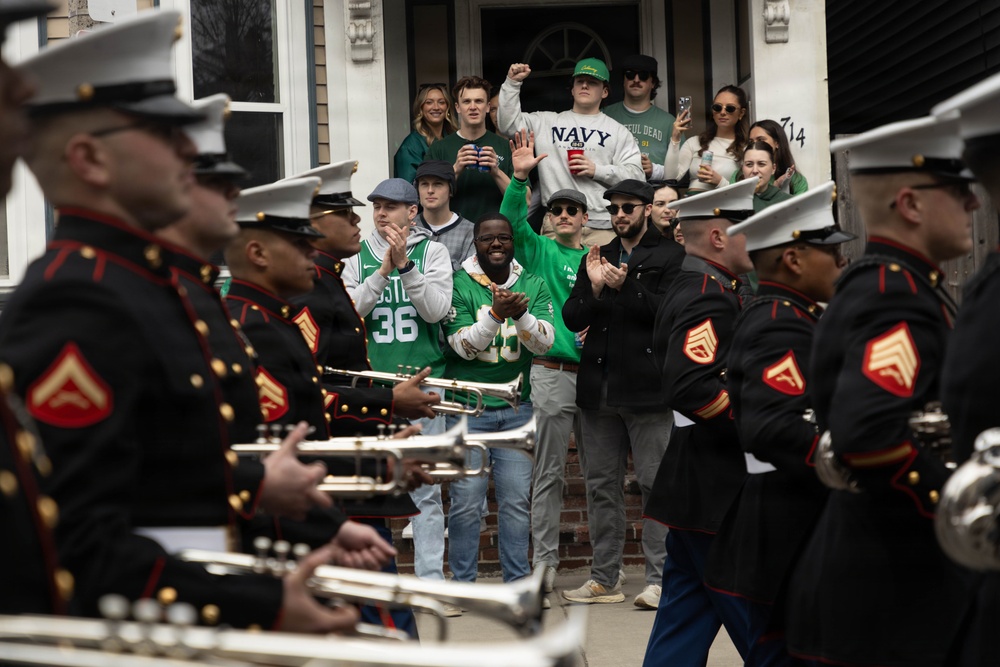 Parris Island Marine Corps Band Saint Patrick's Day Parade