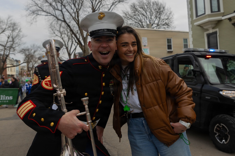 Parris Island Marine Corps Band Saint Patrick's Day Parade