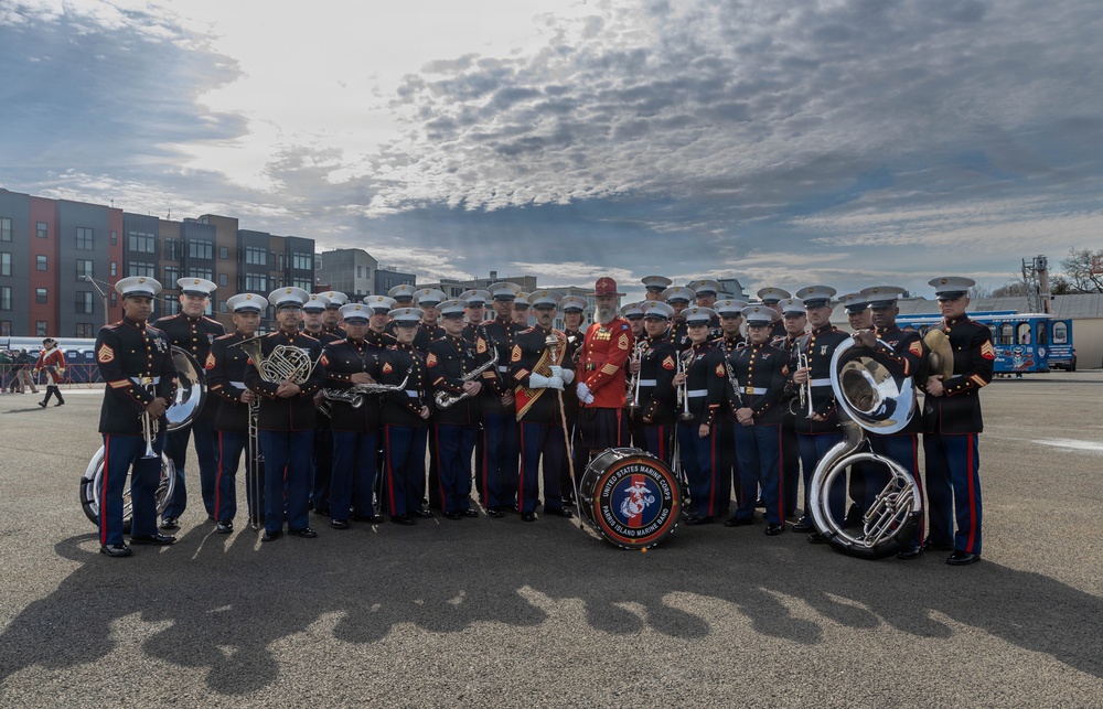Parris Island Marine Corps Band Saint Patrick's Day Parade
