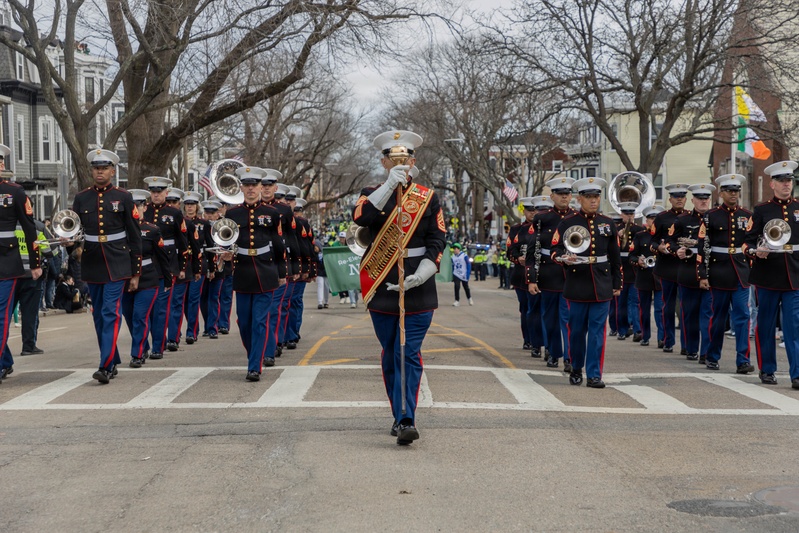 Parris Island Marine Corps Band Saint Patrick's Day Parade