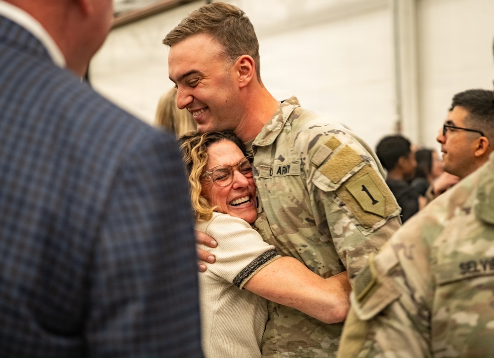 1ABCT Soldiers return home to Fort Riley