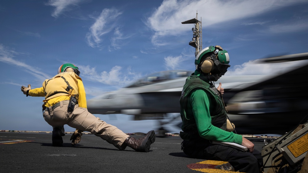 USS Gerald R. Ford (CVN 78) Conducts Flight Operations during Operation Epic Fury
