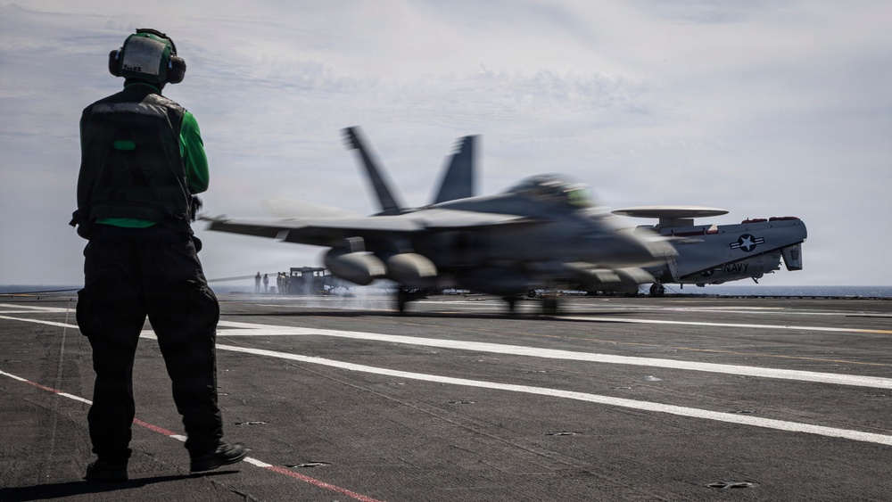 USS Gerald R. Ford (CVN 78) Conducts Flight Operations during Operation Epic Fury