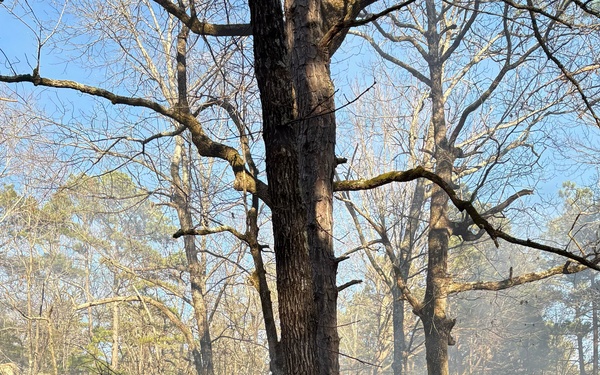 OKGuard conducts wildland firefighting operations in SE Oklahoma