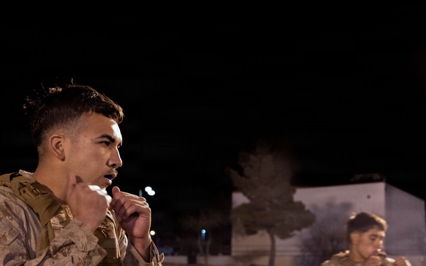 U.S. Marines with 1st CEB conduct Marine Corps Martial Arts Program