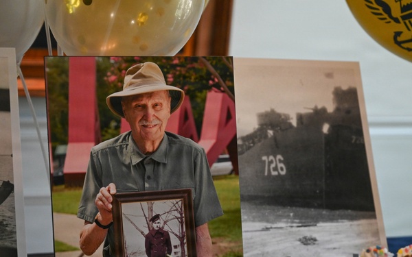 Centennial birthday parade honors WWII veteran