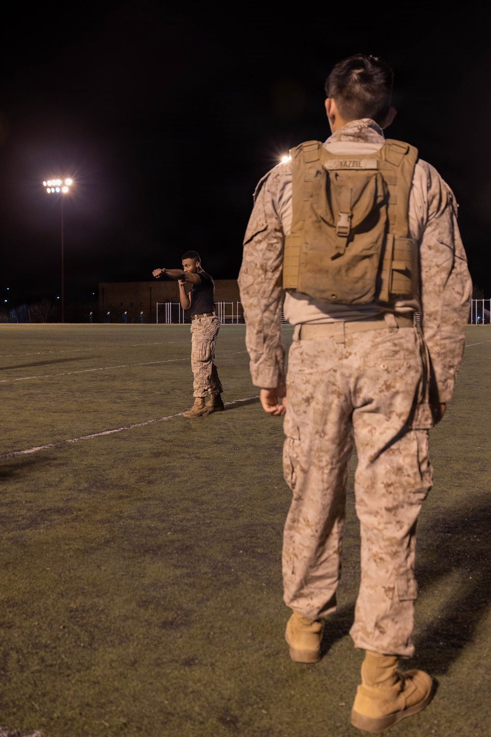 U.S. Marines with 1st CEB conduct Marine Corps Martial Arts Program