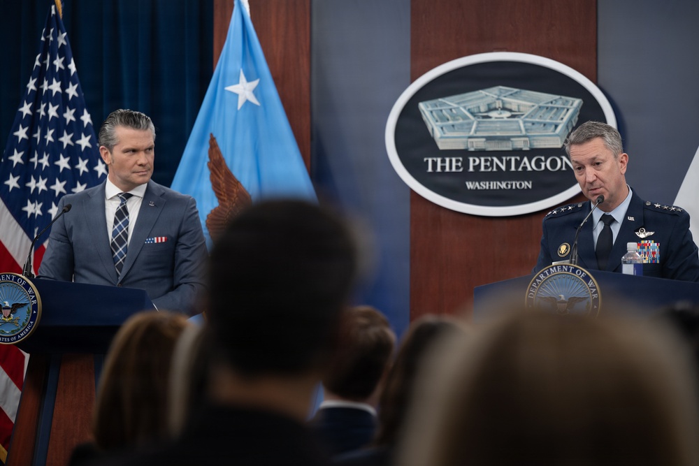 SW, CJCS Hold Operation Epic Fury Presser