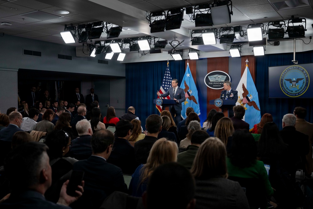 SW, CJCS Hold Operation Epic Fury Presser