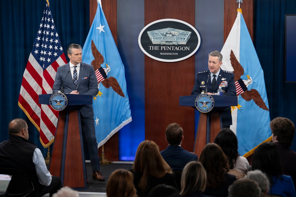 SW, CJCS Hold Operation Epic Fury Presser