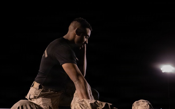 U.S. Marines with 1st CEB conduct Marine Corps Martial Arts Program