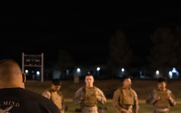 U.S. Marines with 1st CEB conduct Marine Corps Martial Arts Program
