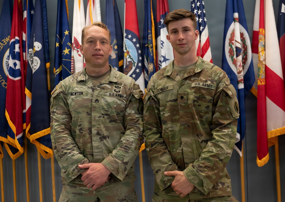 Newton, Cooper take top honors at VaARNG Best Warrior Competition